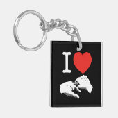 Porte-clés I Coeur (Amour) Anal (Devant gauche)