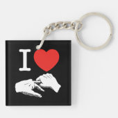 Porte-clés I Coeur (Amour) Anal (Dos)