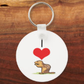 Porte-clés I Coeur (Amour) Chipmunks (Recto)