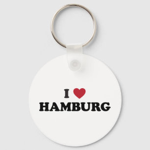 Porte-clés i coeur Hambourg Allemagne
