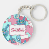 Porte-clés I coeur le Texas (Dos)