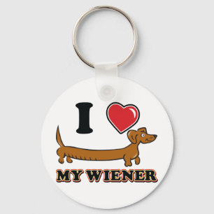 PORTE-CLÉS I-COEUR-MON-WEINER