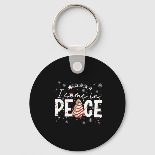 Porte-clés I Come In Peace Couple Matching Ugly Christmas Swe (Recto)