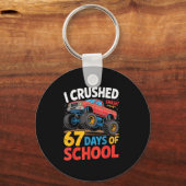 Porte-clés I Crushed 67 Days Of School Shirts Truck Students (Recto)