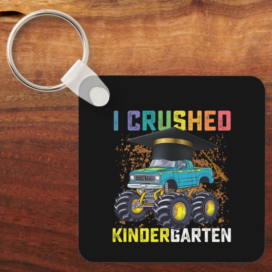 Porte-clés I Crushed Kindergarten Monster Truck Graduation (Recto)