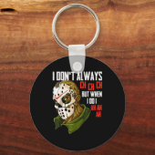 Porte-clés I Dont Always Ch Ch Ch Lazy Halloween Costume Horr (Recto)