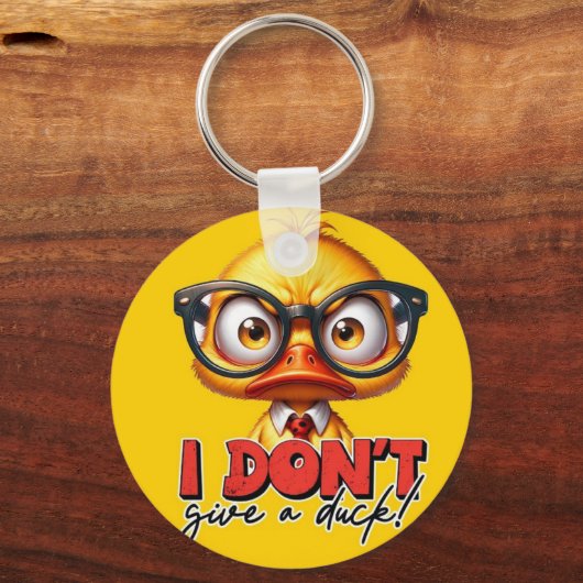 Porte-clés I Don't Give a Duck (Verso)