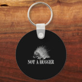 Porte-clés I Don't Hug Apparel Funny Introvert Rcune Tee - Un (Recto)