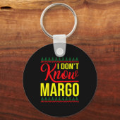 Porte-clés I Don't Know-margo Ugly Sweater Funny Christmas Fo (Recto)