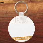 Porte-clés I DON'T NEED THERAPY chev corvette (Recto)