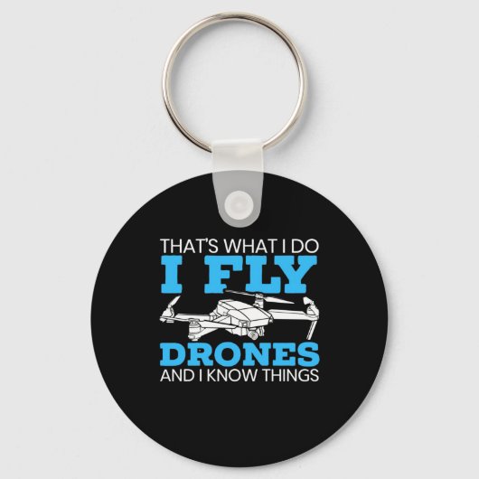 Porte-clés I Fly drones (Recto)