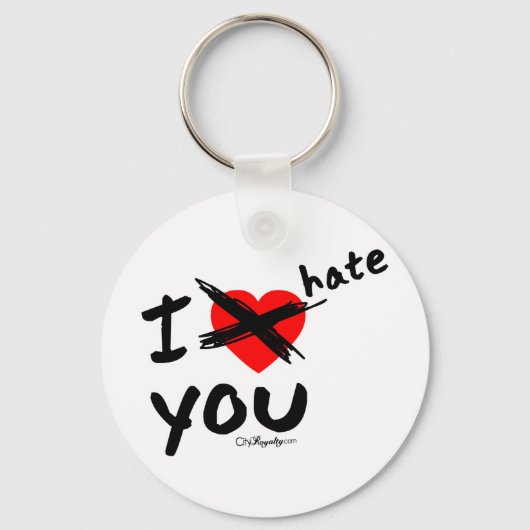 Porte-clés I hate you (Recto)