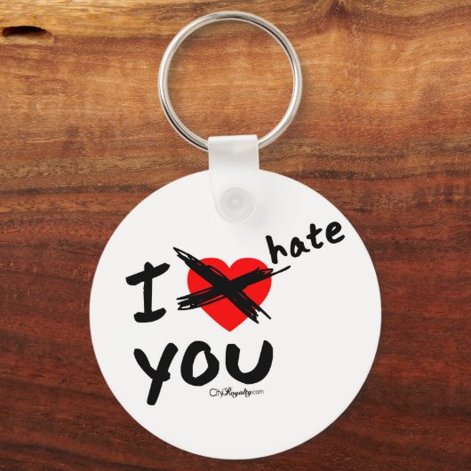 Porte-clés I hate you (Recto)