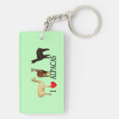 Porte-clés I Heart Alpaca (Dos)