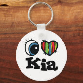 Porte-clés I Heart (Amour) Kia (Recto)