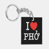 Porte-clés I Heart (Amour) Pho (Devant gauche)