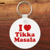 Porte-clés I Heart (Amour) Tikka Masala (Verso)