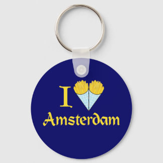 Porte-clés I Heart Amsterdam