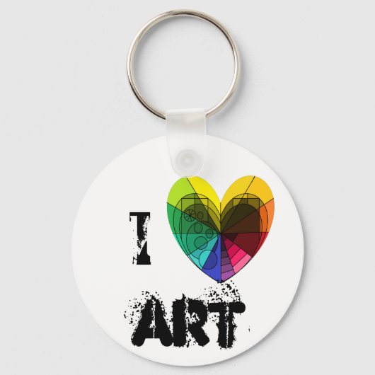 Porte-clés "I [heart] Art" porte - clé (Recto)