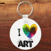 Porte-clés "I [heart] Art" porte - clé (Recto)