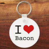 Porte-clés I heart Bacon (Recto)
