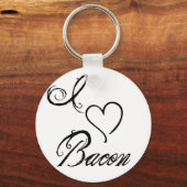 Porte-clés I Heart bacon (Recto)