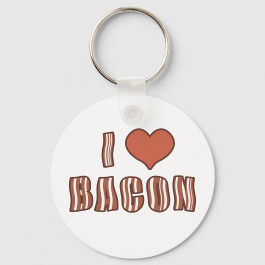 Porte-clés I Heart Bacon Porte - clé 001 (Recto)