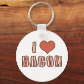 Porte-clés I Heart Bacon Porte - clé 001 (Recto)