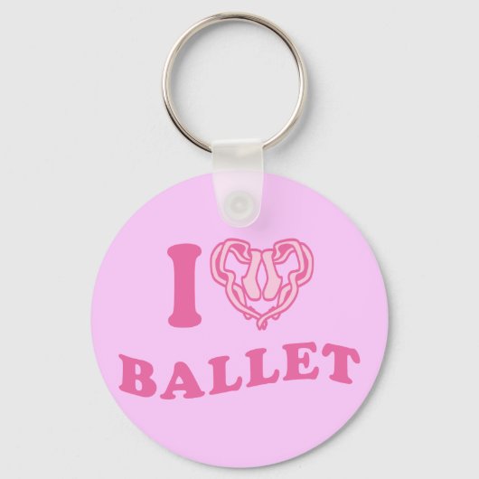Porte-clés I Heart Ballet (Recto)