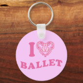 Porte-clés I Heart Ballet (Recto)