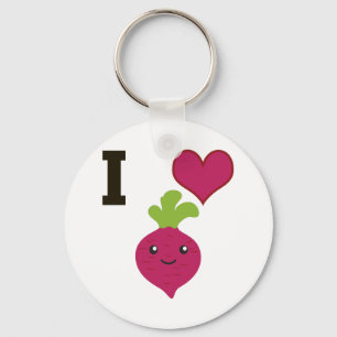 Porte-clés I Heart Beets