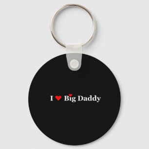 Porte-clés I Heart Big Daddy Cadeaux