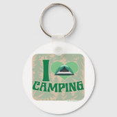 Porte-clés I Heart Camping (Recto)