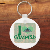 Porte-clés I Heart Camping (Recto)