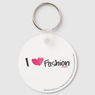 Porte-clés I Heart Fashion Magenta