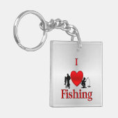 Porte-clés I Heart Fishing (Devant gauche)