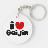 Porte-clés i heart Gaijin (Dos)