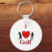 Porte-clés I Heart Golf (Recto)