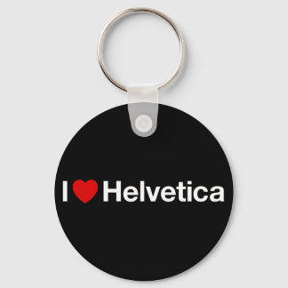 Porte-clés I heart Helvetica