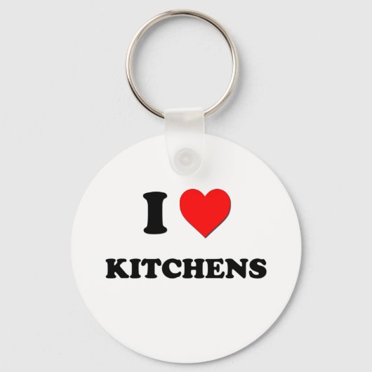 Porte-clés I Heart Kitchens (Recto)