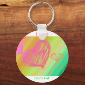 Porte-clés I heart Lacrosse Porte - clé (Recto)
