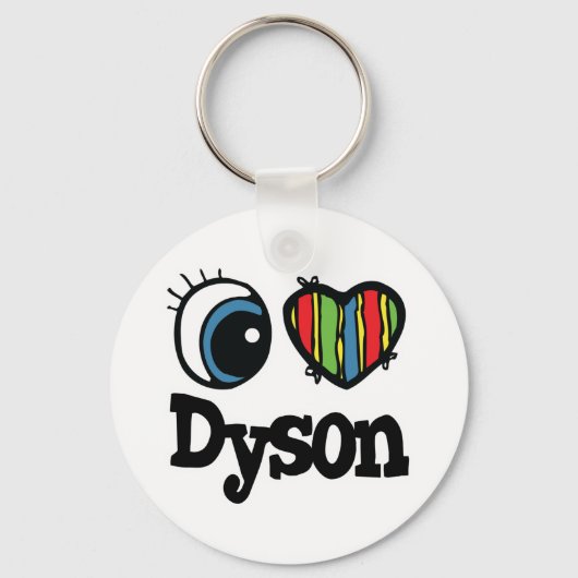 Porte-clés I Heart (Love) Dyson (Recto)