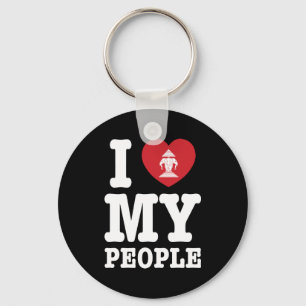 Porte-clés I Heart (Love) Erawan My Lao People