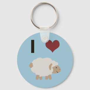 Porte-clés I heart (love) Ewe (you)