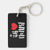 Porte-clés I Heart (Love) Kathoey (Ladyboy) // Langue thaï (Dos)