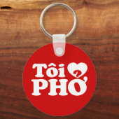 Porte-clés I Heart (Love) Pho (Tôi PHỞ) (Recto)