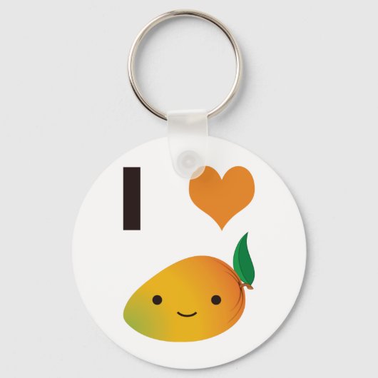 Porte-clés I Heart Mango (Recto)