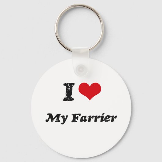 Porte-clés I heart My Farrier (Recto)