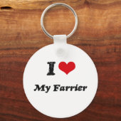 Porte-clés I heart My Farrier (Recto)
