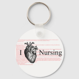 Porte-clés I Heart Nursing